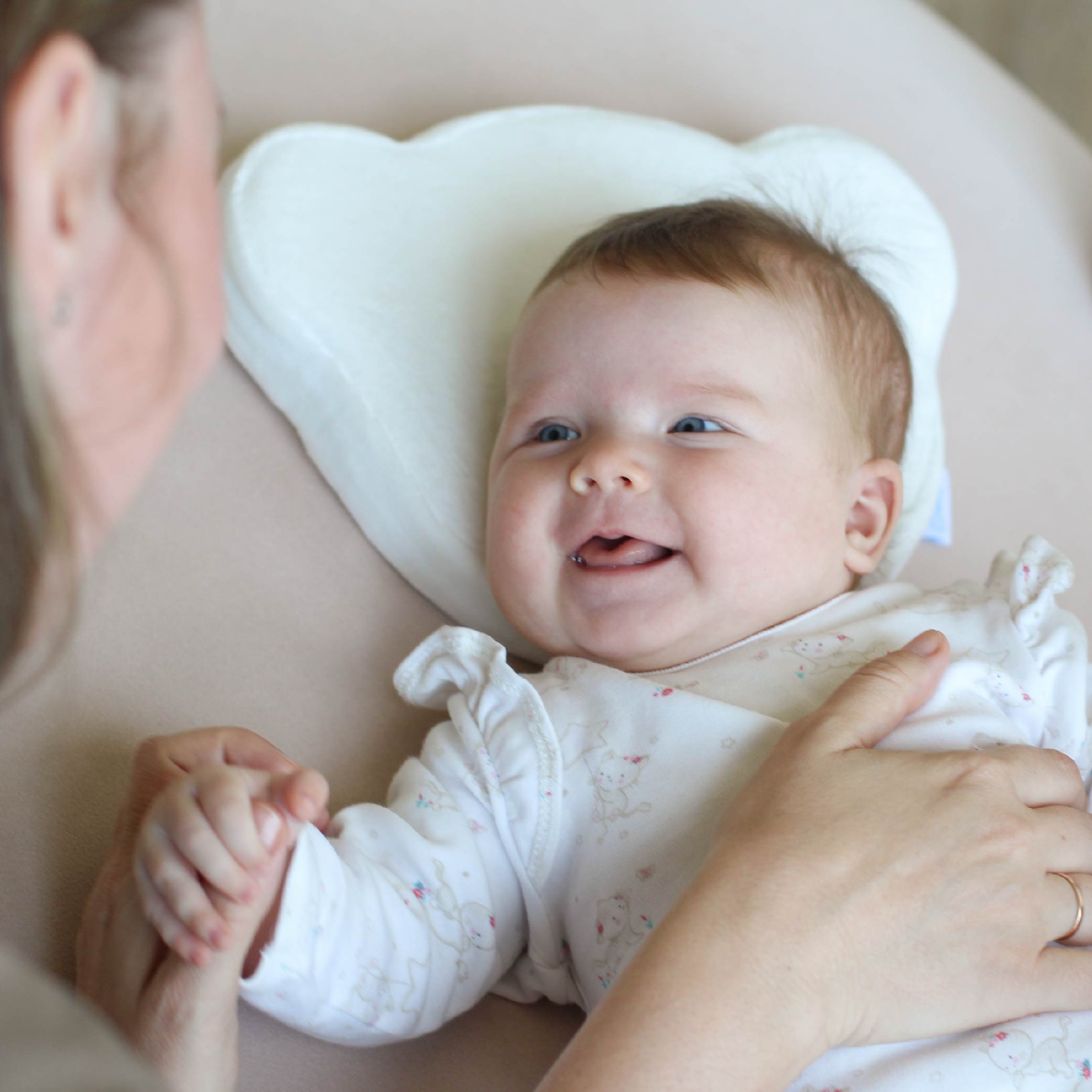 Ортопедическая подушка-позиционер «Мишка» для новорождённых